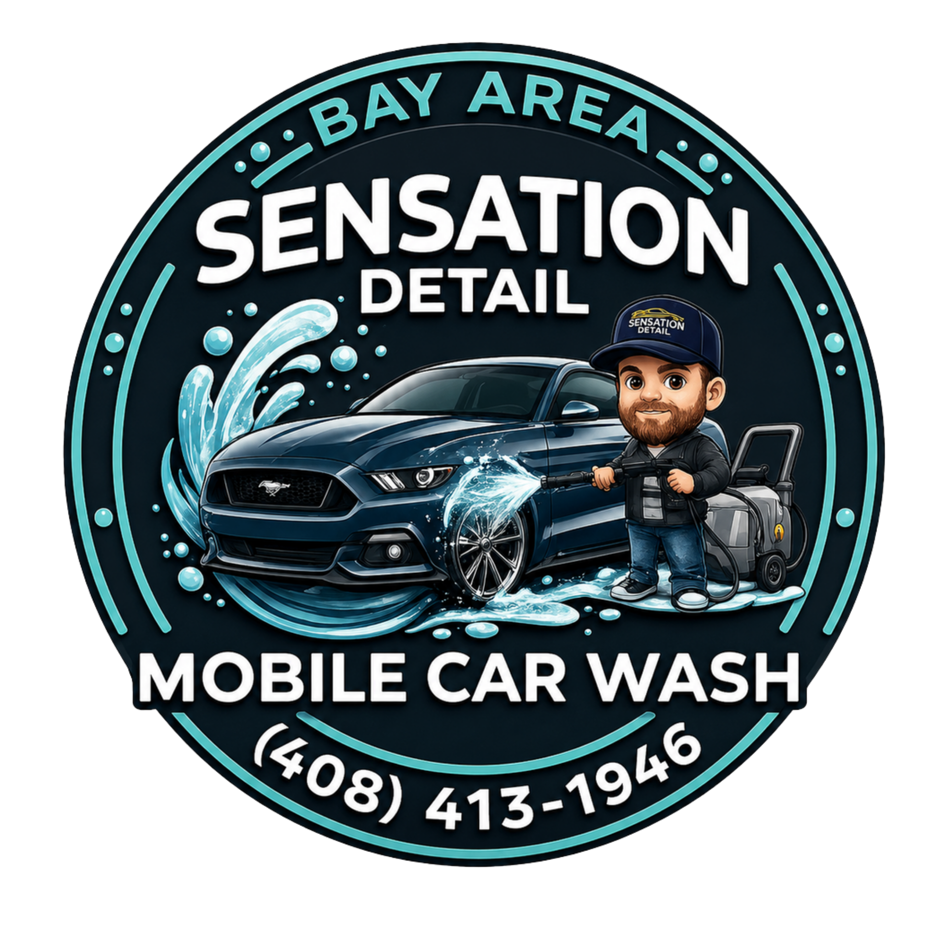 Sensation Mobile Car Wash logo